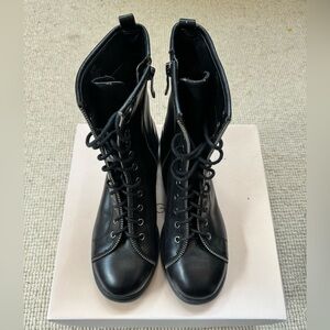BGBC Emilio black silky leather boots   Size 7M